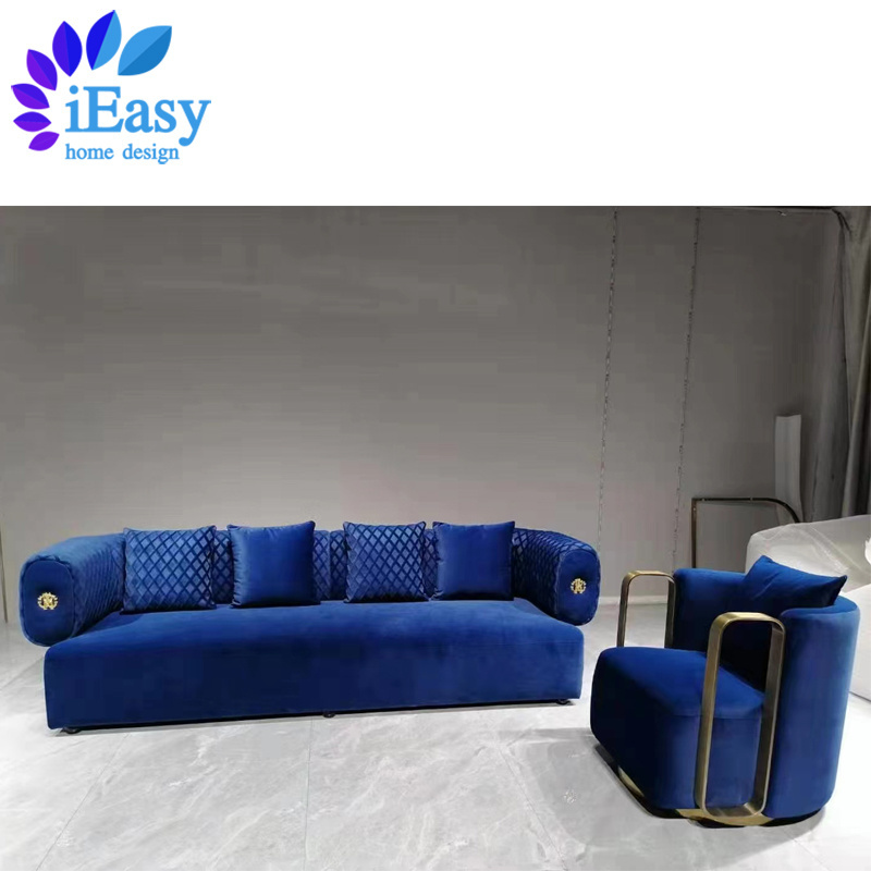 iEasy wholesale price italian style living room furniture new soft fabric puffy sectional sofa modern sofa modern sectional sofa