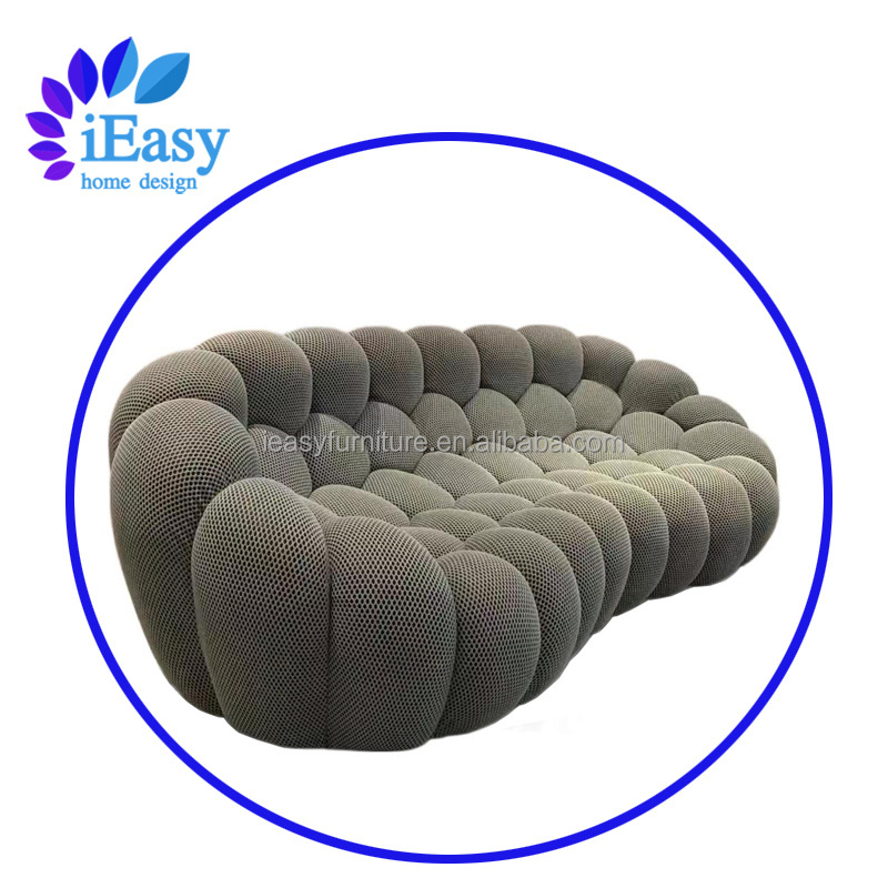 iEasyFurniture Living Room Foshan Foot Ball Modern High Quality Sofa Set Luxury 3D High Density Sofa Set Furniture Bubble Sofa