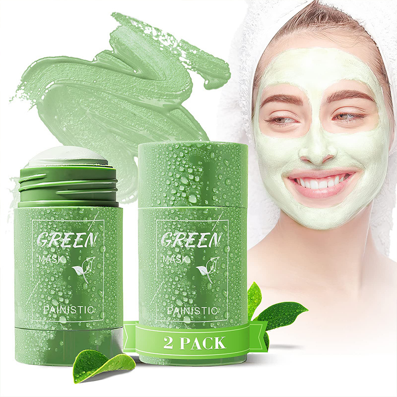 7-day Delivery Cheap Wholesale 2 Packs Pore Cleaner Oil Control Zena Algae Peel Off Solid Green Tea Mask Blackhead Remover