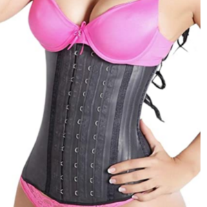 Wholesale Ann Michell cherry Latex Women Corset Waist Trainer 9  Bone Press Rubber Hooks Bustier Corset Slimming colombian fajas