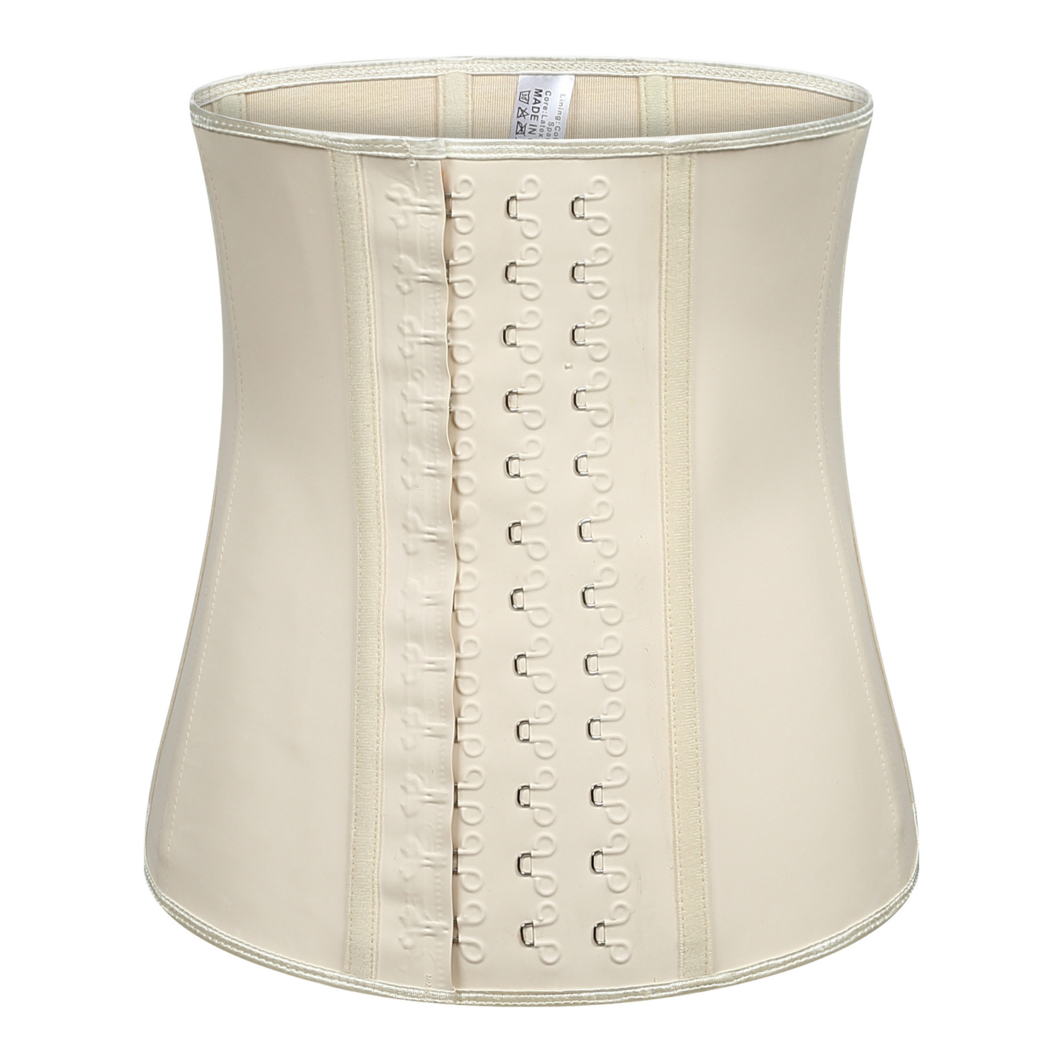 Wholesale Ann Michell cherry Latex Women Corset Waist Trainer 9  Bone Press Rubber Hooks Bustier Corset Slimming colombian fajas