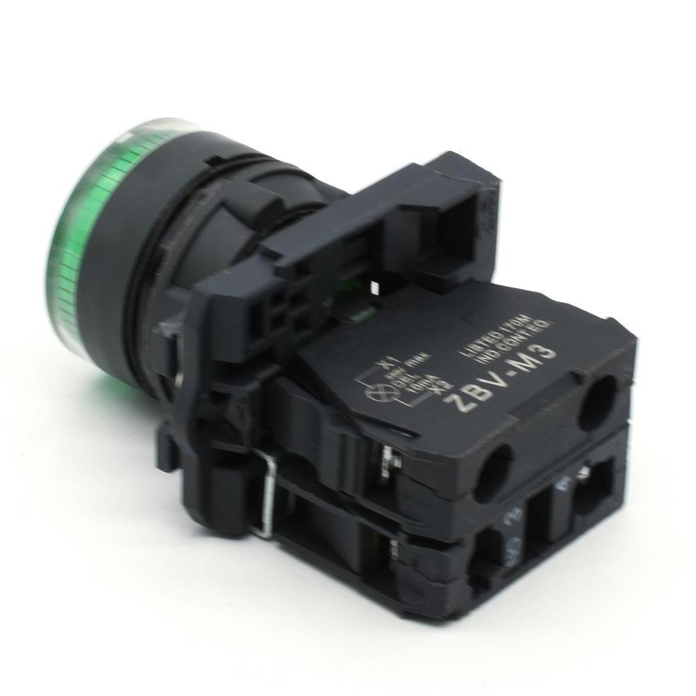 iehc YB5-AW3361 XB5 series 22mm ba9s led illuminated momentary push button switch with light