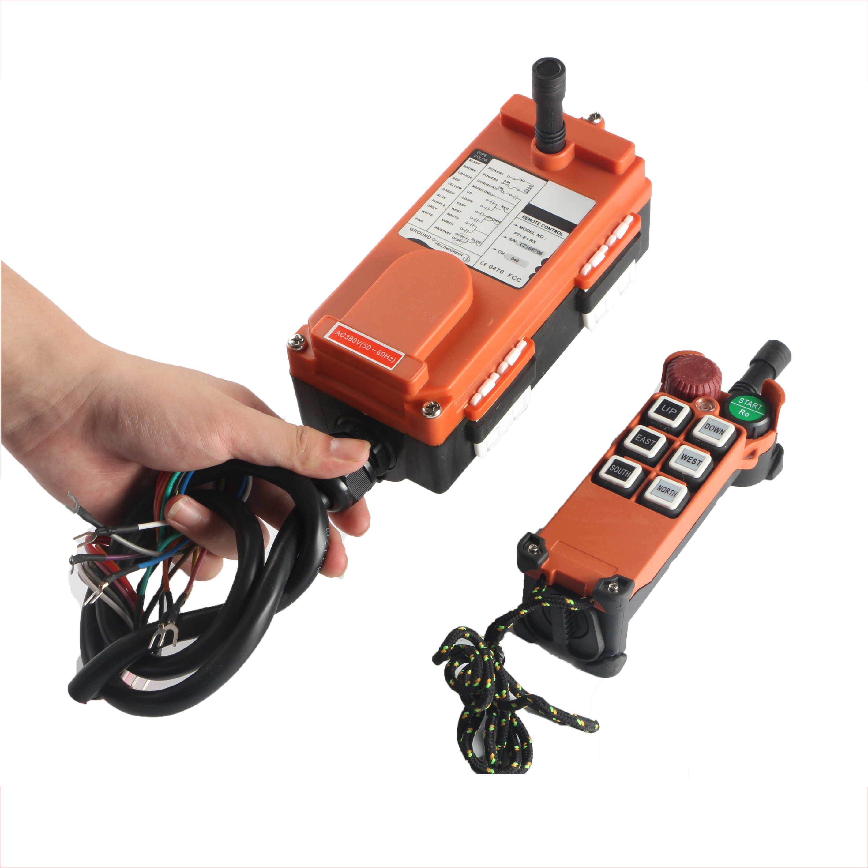 iehc F21-E1 waterproof overhead crane radio wireless industrial remote control