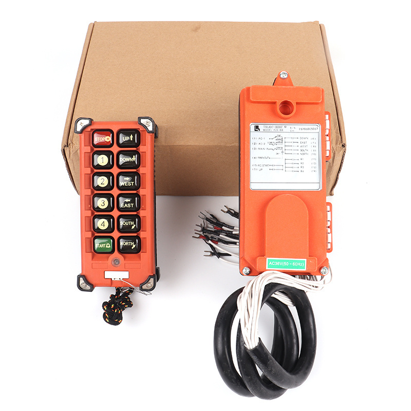 F21-E2B-10 industrial remote control for Bridge/Overhead Cranes Wireless Radio Control UHF 18-65V or 65-440V