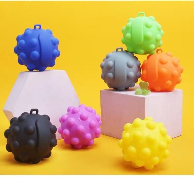 3D pinching ball pops it push bubbles fidgets toys adult stress relief pops fidgets toys its ball toy