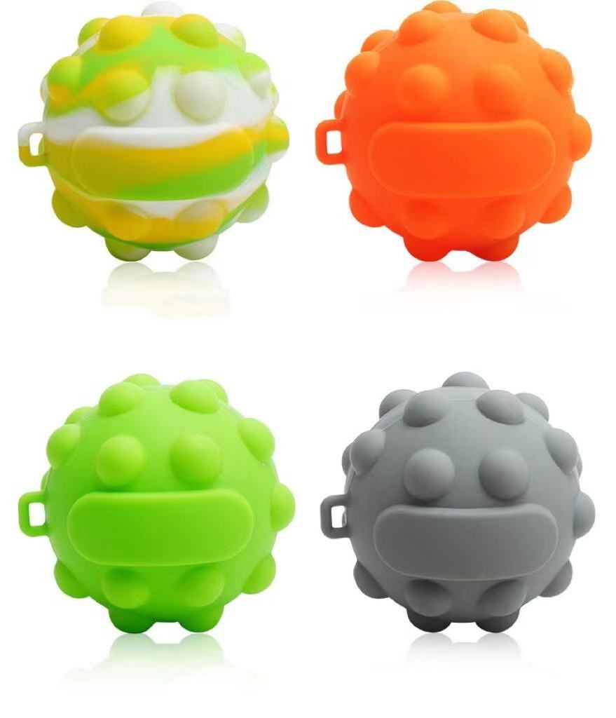 3D pinching ball pops it push bubbles fidgets toys adult stress relief pops fidgets toys its ball toy