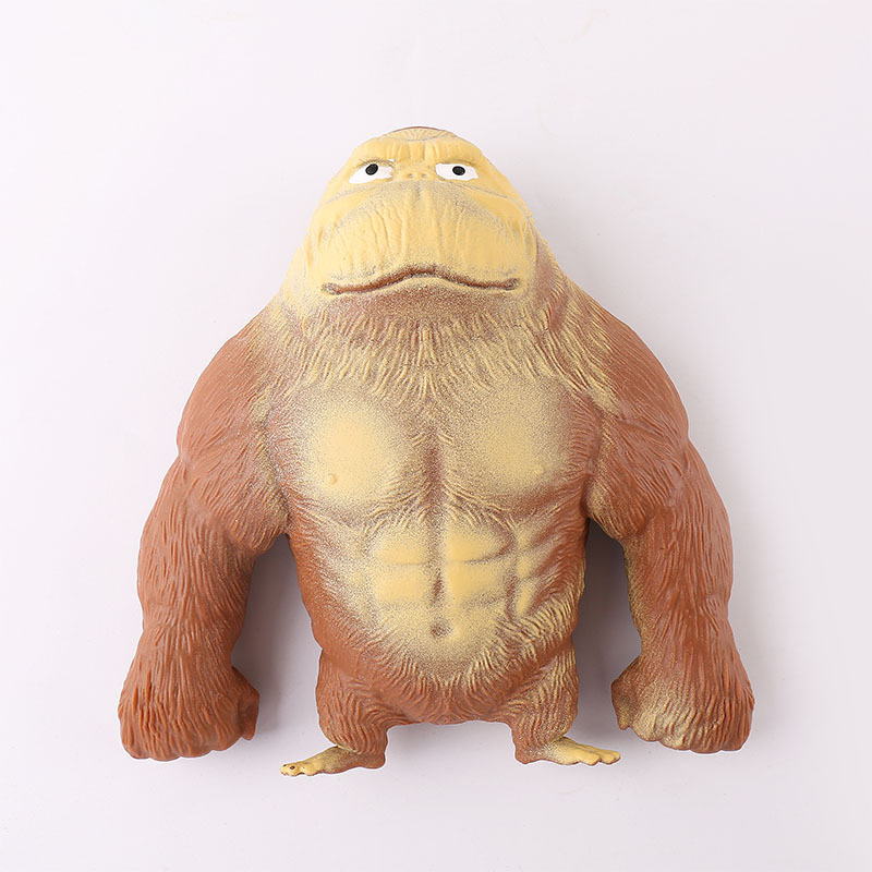 Squeeze sand filled funny mushy monkey fidget toys gorilla stress relief squeeze toys big size dog monster monkey stress toy