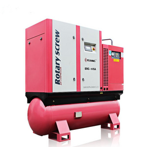 10 HP 7.5kw 25cfm - 40cfm Small Size Combined Screw Air Compressor for Sand Blasting