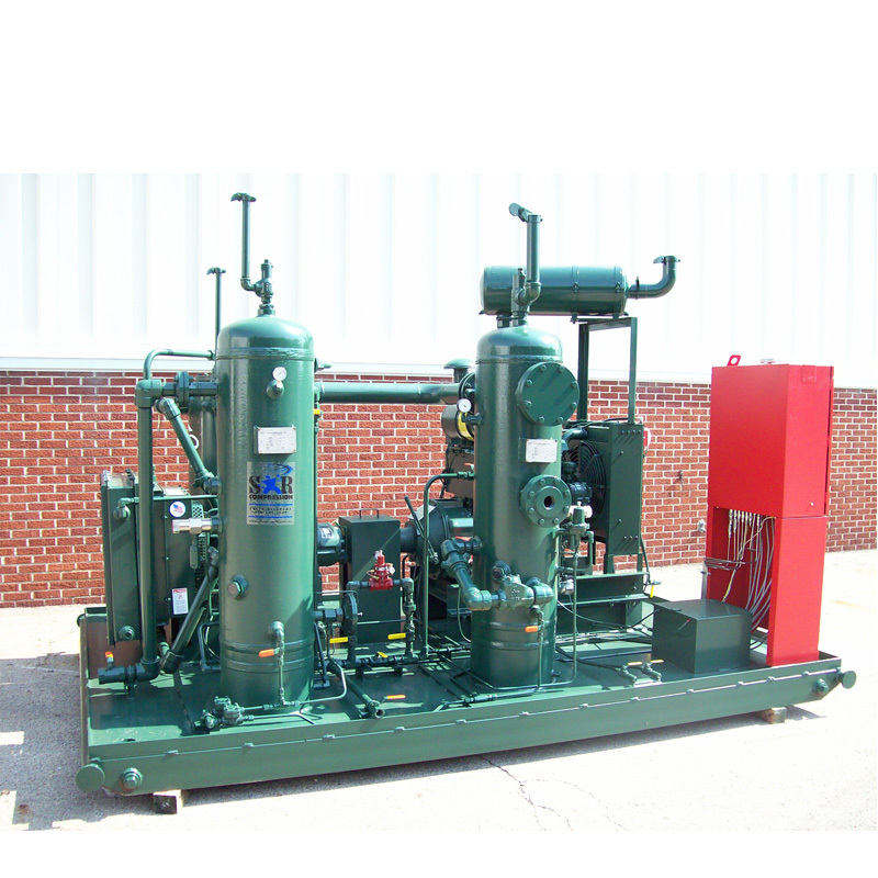 Elang Air Cooling Oil Lubrication CNG Natural Gas Screw Compressor for Gas Filling Station