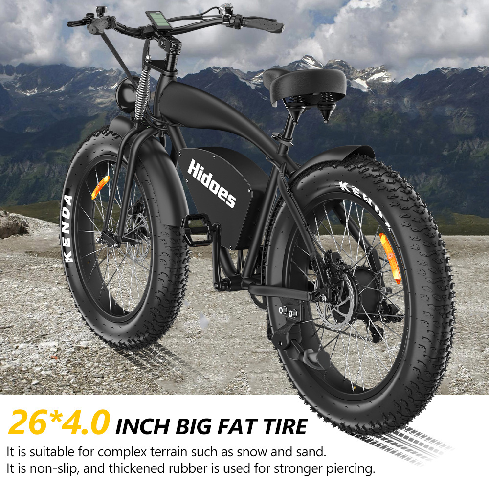 Cool & Fashionable: Hidoes B3 Electric Mountain bike with Fat Tire Motorcycles