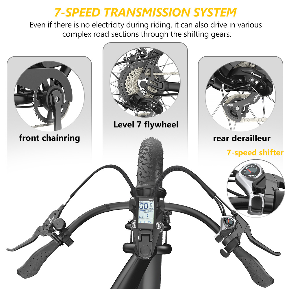 Cool & Fashionable: Hidoes B3 Electric Mountain bike with Fat Tire Motorcycles