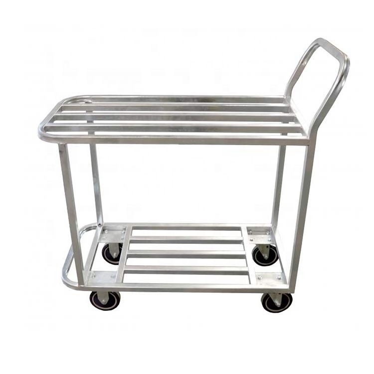 Heavy Duty Warehouse Steel Platform Transportation Trolley Cart truck dolly trolley hand carts material handling