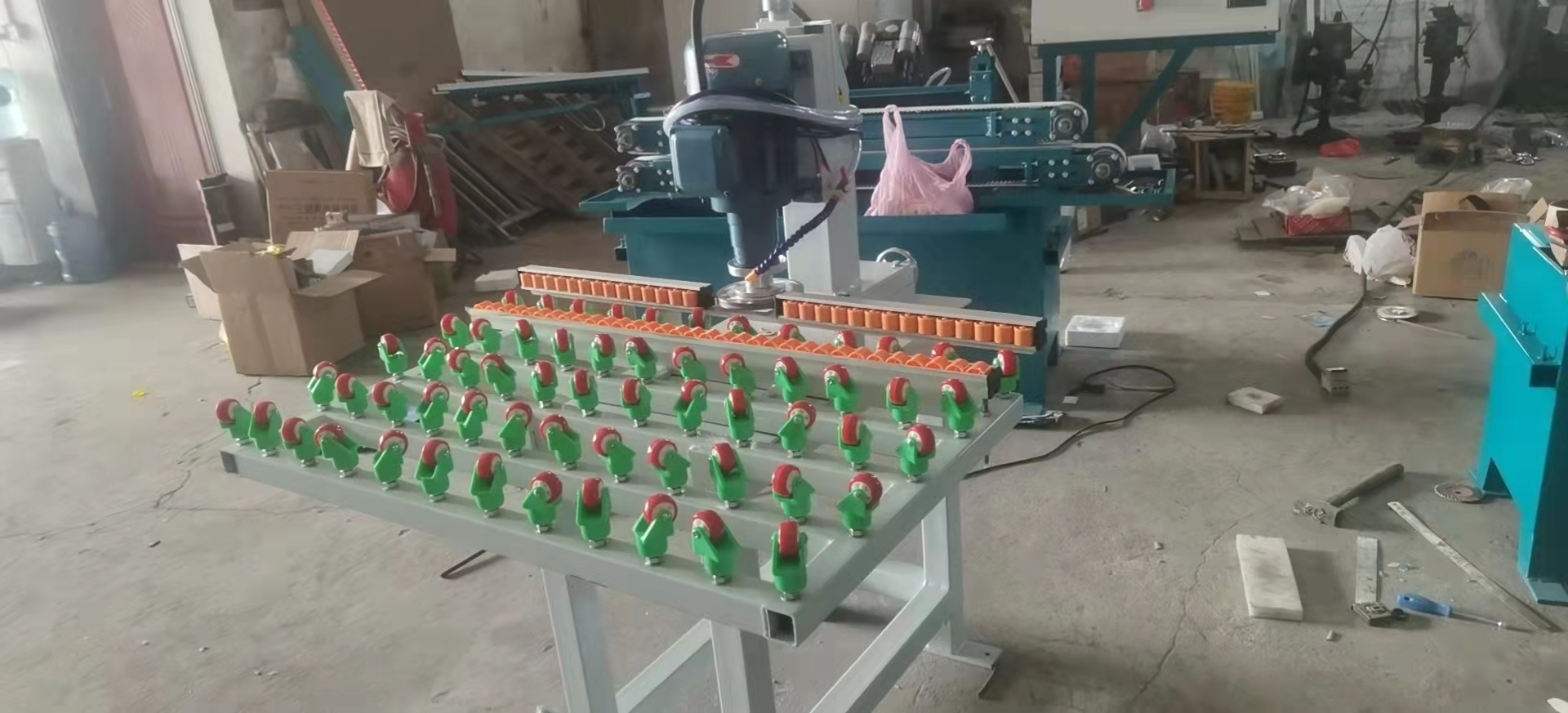 Single engine automatic glass processing machine / glass edging machine / glass polisher