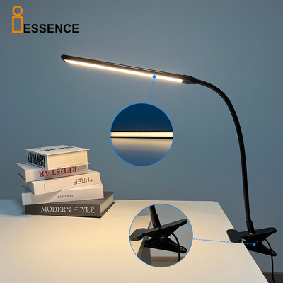 Hot Sales Fold Long Swing Arm Led Clip Desk Lamp Reading Light For Office Study Work Luz de lectura