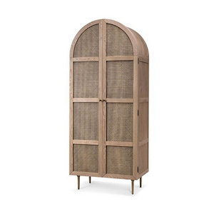 2021 New arrival nordic modern design wardrobe wooden closet bedroom furniture small apartment