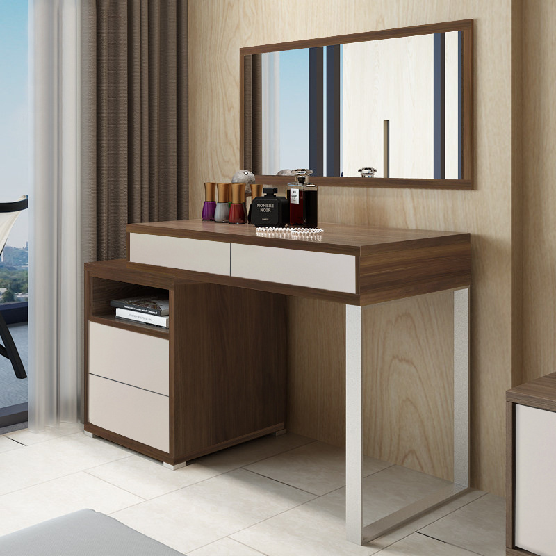 Super september discount walnut wooden drawers dresser storage dressing table for locker room