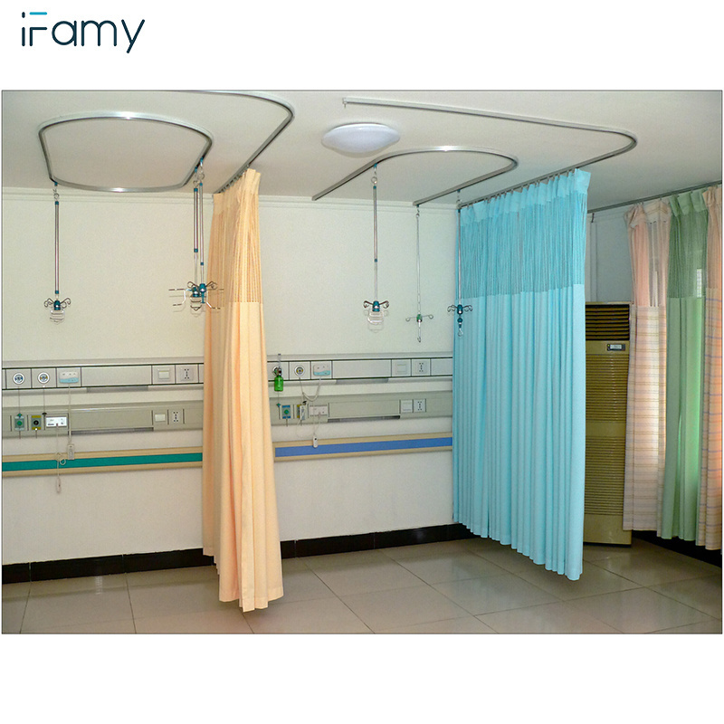 Wholesale Price Ceiling Mounted fabric for hospital curtains fabric medical