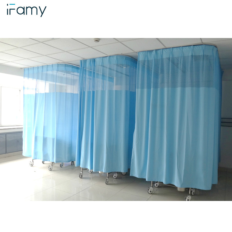 Wholesale Price Ceiling Mounted fabric for hospital curtains fabric medical