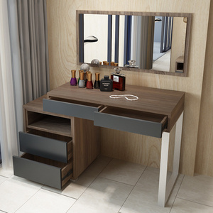 Super september discount walnut wooden drawers dresser storage dressing table for locker room