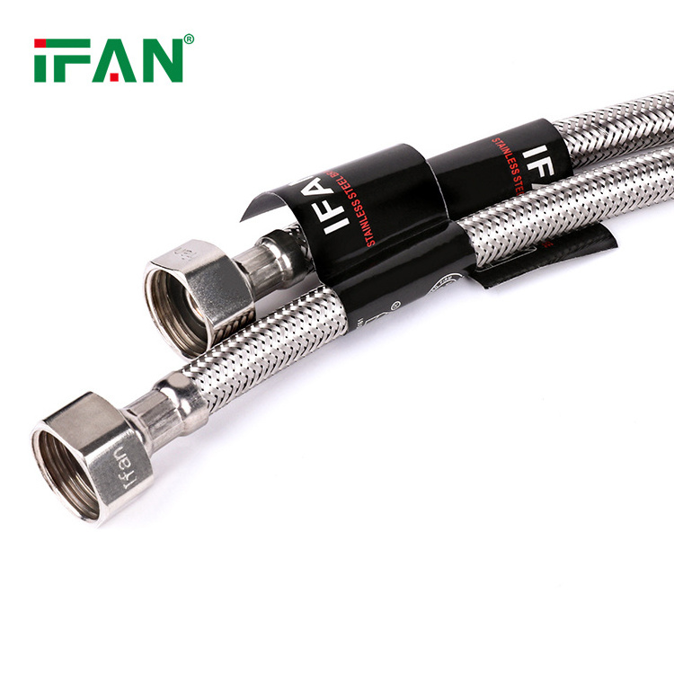 IFAN High Pressure Basin faucet Connector Flexible Hose Pipe Stainless Steel Corrugated Pipe