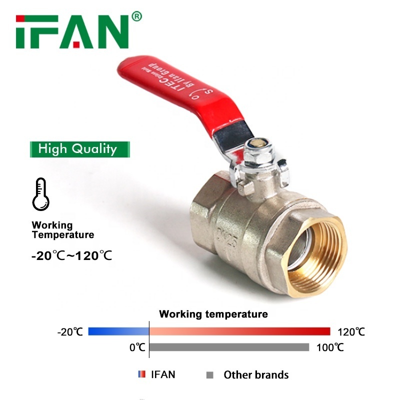 IFAN Factory Free Sample Water Ball Valves 1/2 Inch Brass Ball Valves With High Pressure