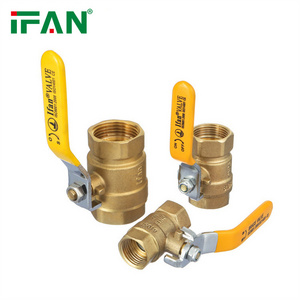 IFAN Factory Free Sample Water Ball Valves 1/2 Inch Brass Ball Valves With High Pressure