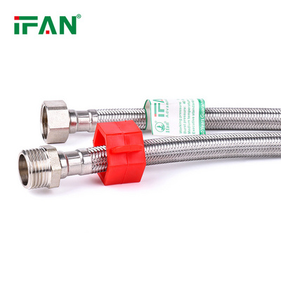 IFAN Good Price Stainless Braided Flexible Hose Flexible Metal Hose Basin faucet Connector