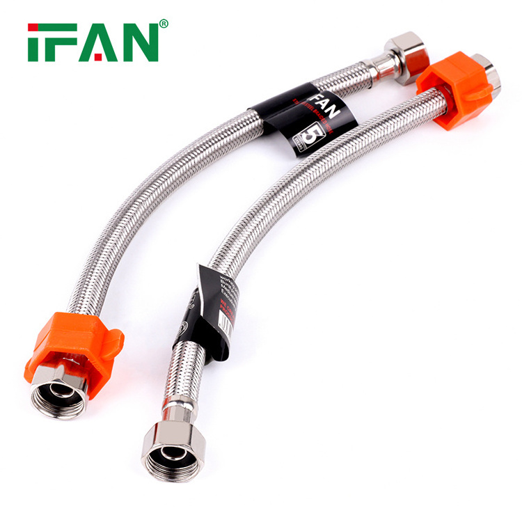 IFAN Good Price Stainless Braided Flexible Hose Flexible Metal Hose Basin faucet Connector