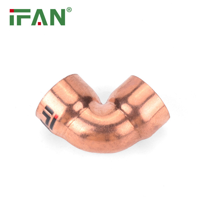 IFAN Full Copper Brass Hose Fittings 6-219mm Brass Pipe Connector Water Use Copper Welding Fitting