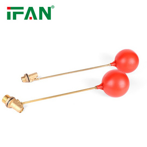 IFAN Hot Selling Water Plumbing Level Control 1/2" Brass Water Tank Float Ball Valve