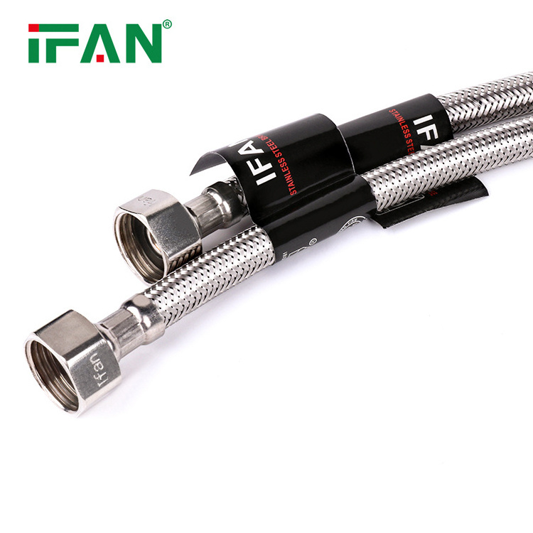 IFAN High Pressure Basin faucet Connector Flexible Hose Pipe Stainless Steel Corrugated Pipe