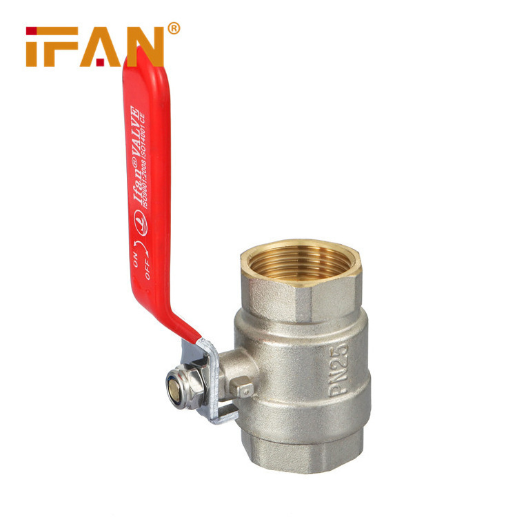 IFAN Wholesale Brass Valve Orginal High Work Temperature Safety Valve Brass Water Female Brass Ball Valves