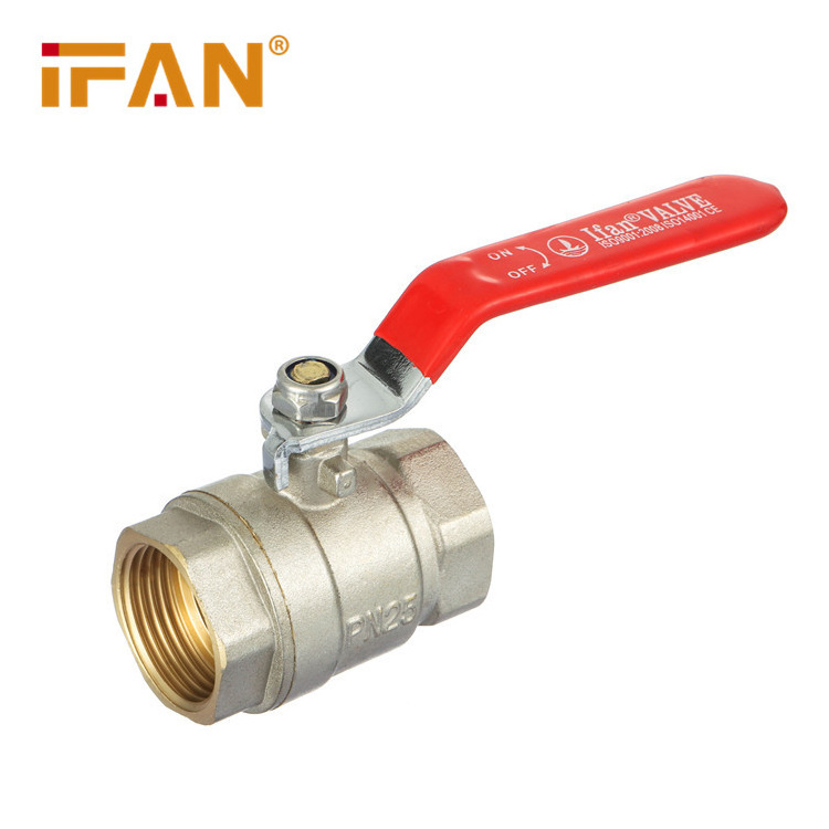 IFAN Wholesale Brass Valve Orginal High Work Temperature Safety Valve Brass Water Female Brass Ball Valves