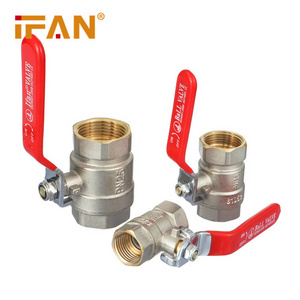 IFAN Wholesale Brass Valve Orginal High Work Temperature Safety Valve Brass Water Female Brass Ball Valves