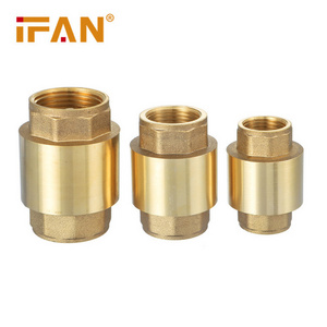 IFAN Full Size Brass One Way Check Valve Brass Spring Water Check Valves 1/2''-2'' Brass Check Valve