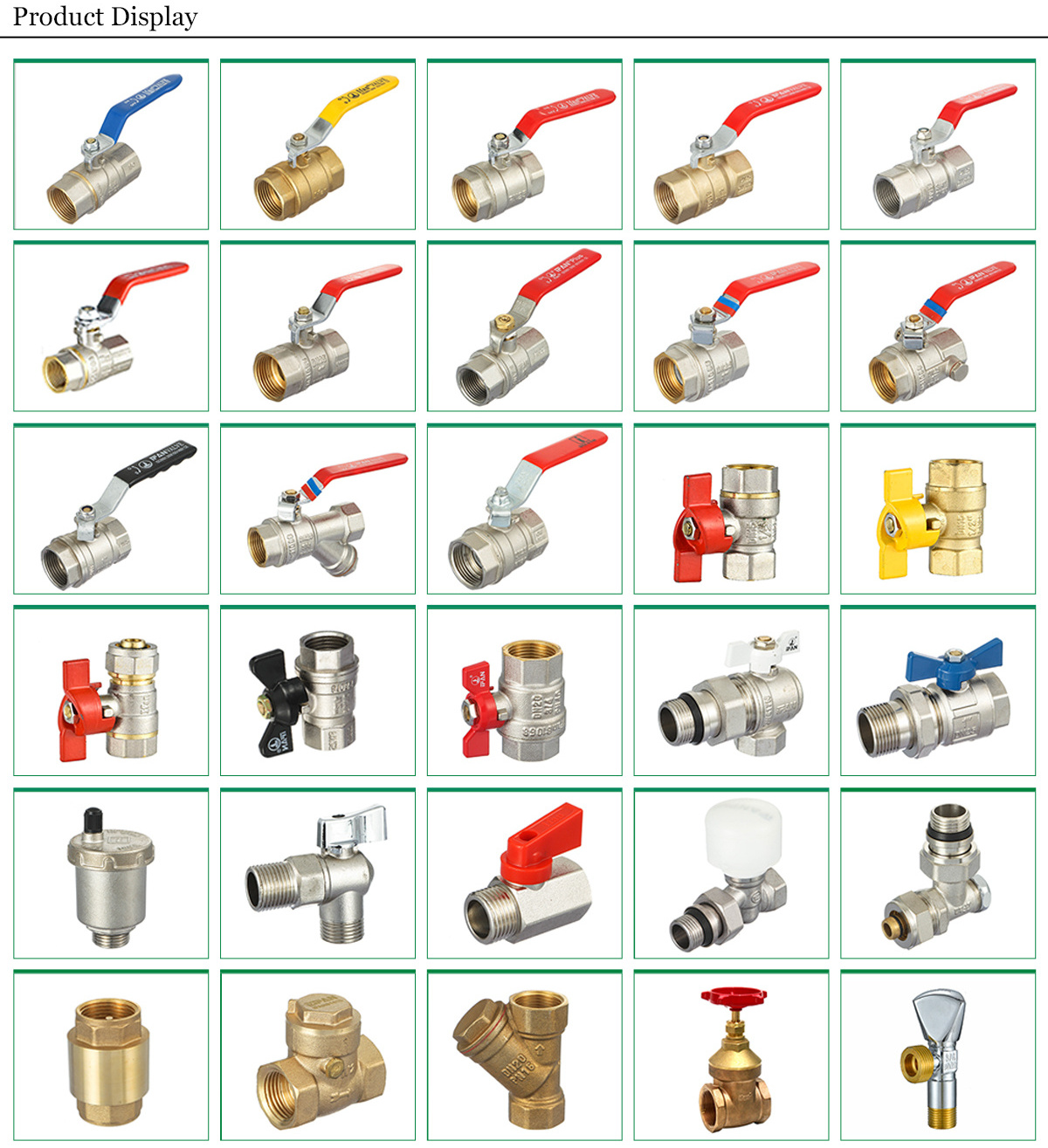 IFAN High Quality Brass Water Ball Valve 1/2