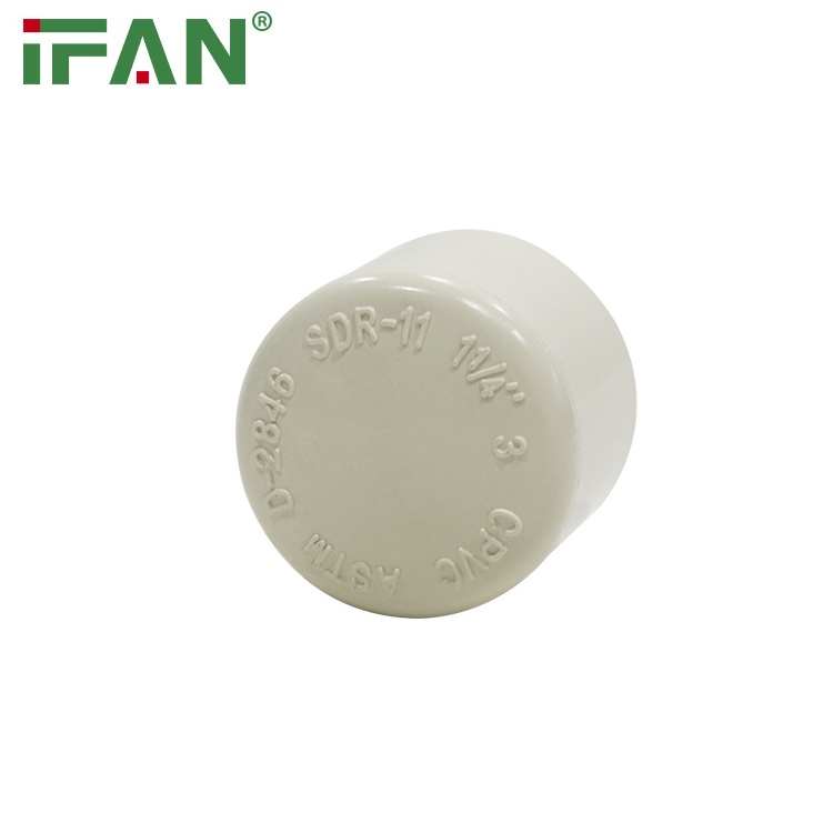 Ifan Wholesale Pvc Pipes And Fittings D3/4F -D2F Pvc End Cap Pipe Fittings Pvc