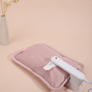 Pain Relief Rechargeable Pvc Hot Water Bag Electric Hot Water Bottle With Fleece Cover And Belt