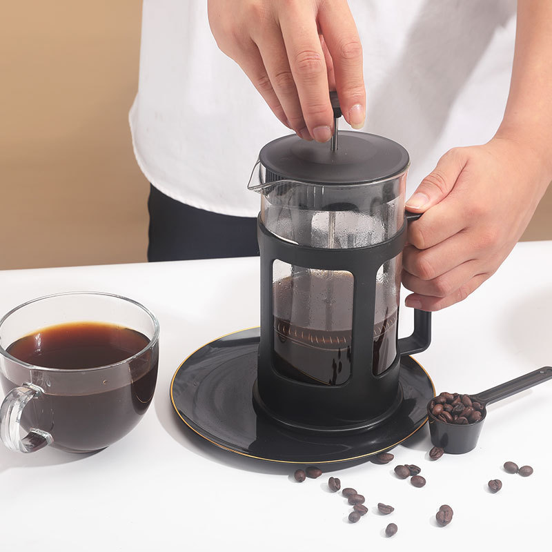 Home Thick  Durable Glass Manual Siphon Coffee French Press Tea and Coffee Maker