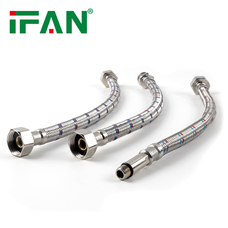 IFAN Metal Braided Hose Stainless Steel Corrugated Flexible Metal Hose Stainless Steel Flexible Hose