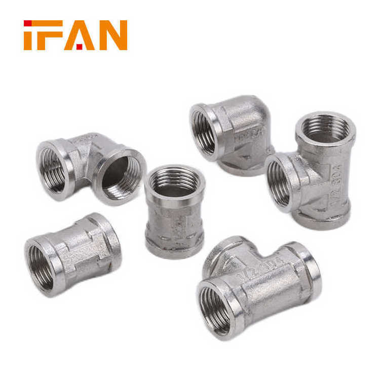 IFAN Full Styles SS Fittings 1/2-2 Inch Elbow Tee Socket Stainless Steel Pipe Fittings