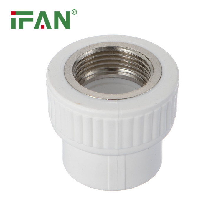 IFAN White PPR Water Pipe Fittings PN25 Tee Elbow Union 20-110mm Pipe PPR Fittings