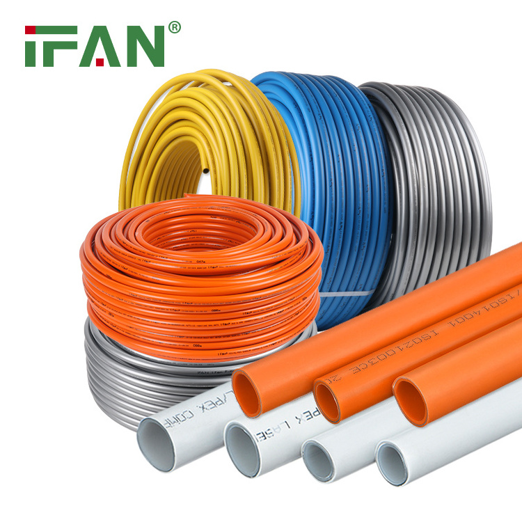 IFAN Floor Heating Multilayer 5 Layer PEX Al PEX Pipe Water Tubes 16-32mm Yellow PEX Gas Pipe