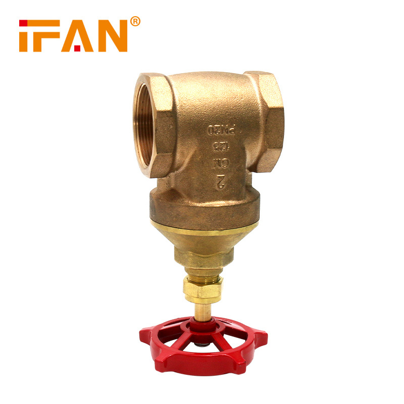 IFAN Wholesale 3 Inch Gate Valve High Pressure Red Hand Wheel 1/2