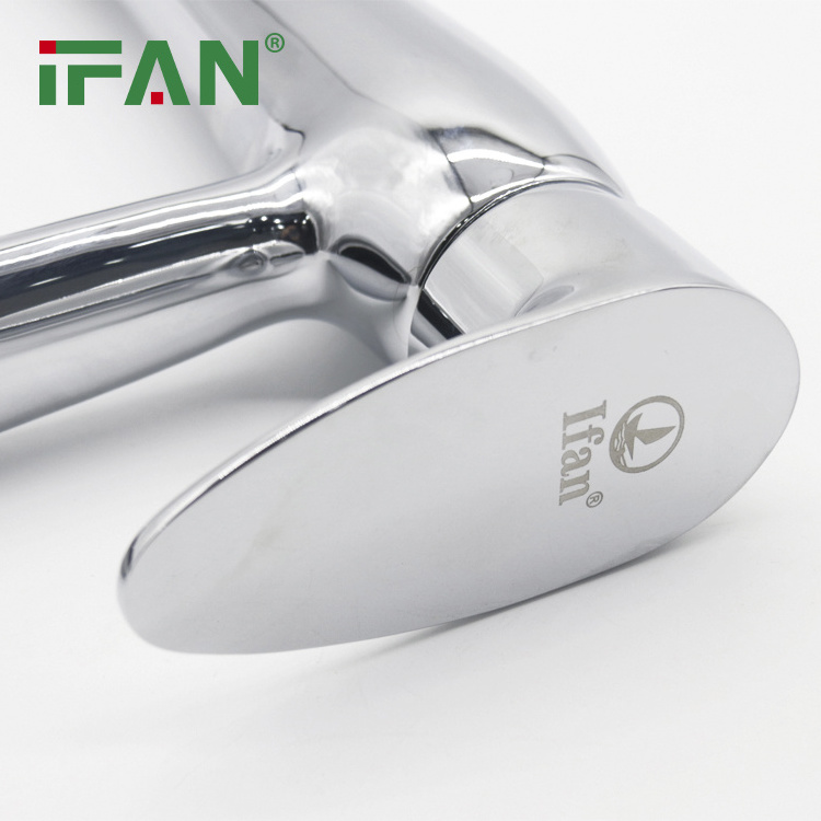 IFAN Manufacture Hot Cold Water Tap Basin Faucet Bathroom Mixer Water Fall Bibcock Brass Basin Faucet