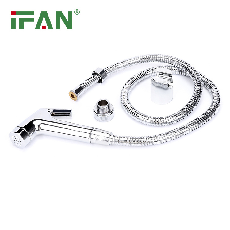 IFAN Wholesale Bidet Shower Set Handheld Bidet Spray Chrome Stainless Steel Bidet Sprayer