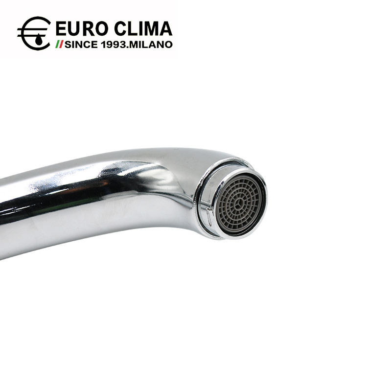 EURO CLIMA Zinc Alloy Body Zinc Sun Handle Kitchen Faucet 40 Stainless Steel Gland Kitchen Faucet