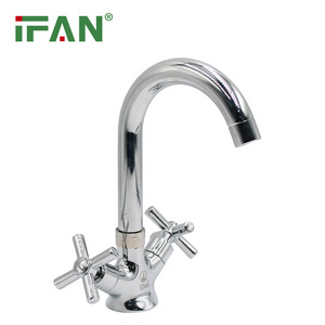 IFAN Copper Body Low Steel Pipe Kitchen Faucet Copper Core And Copper Rod With 60cm Pointed Pipe Kitchen Faucet