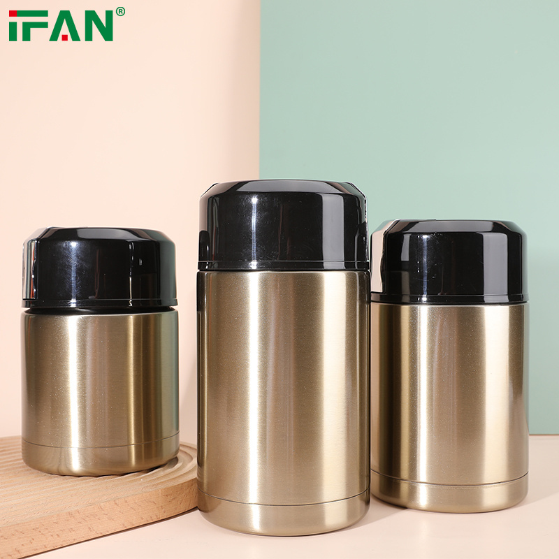 Portable Convenient Lunch Box Jat 800ml 1L 1.2L Home School Food Flask Food Flask Food Warmer Insulated