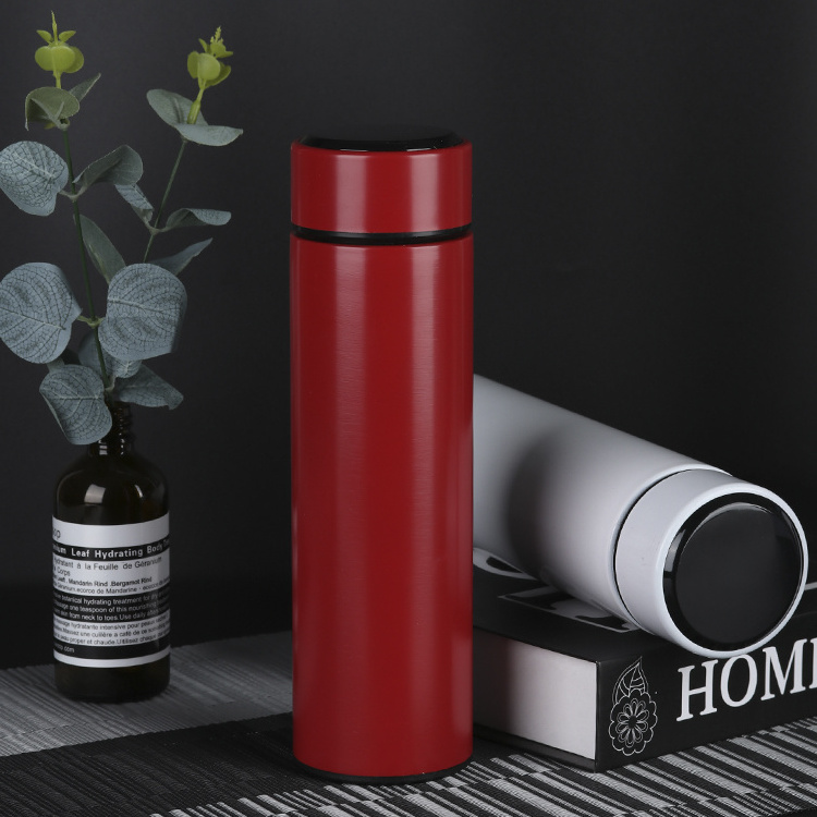 Temperature Display Thermos Stainless Steel Intelligent Water Bottle 500ml Smart Digital Thermos